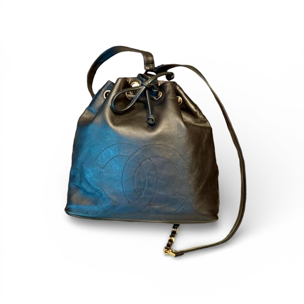 CHANEL Black Leather Backpack - Picture 5 of 9